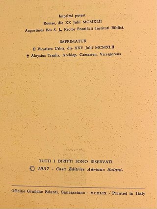 Antica Bibbia Salani del 1957 in 10 volumi