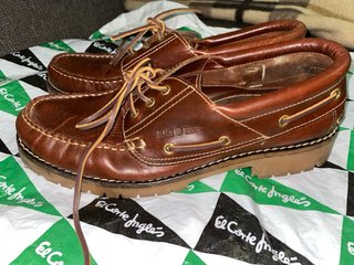 Zapatos náuticos piel marrones T44