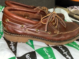 Zapatos náuticos piel marrones T44