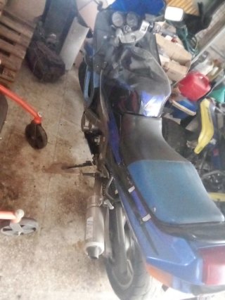 Kawasaki ZZ-R 600 Sportbike Azul/Negro