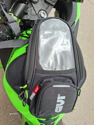 NUEVA Mochila Depósito Givi Moto Sportbike Negra