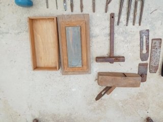 Herramientas de carpintería antiguas