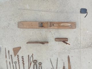 Herramientas de carpintería antiguas