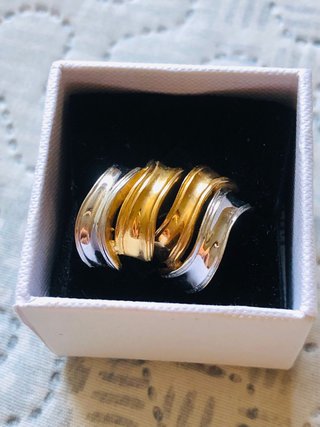 Pendientes Luxenter plateado y dorado