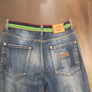 Jeans Blu  - Dettaglio Cintura Elastico
