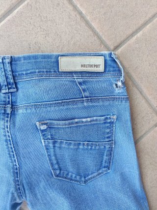 Jeans skinny donna blu. Beden 27