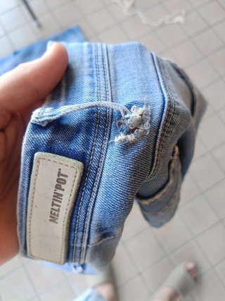 Jeans skinny donna blu. Beden 27