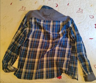 Camisa Desigual Cuadros Azul y Verde