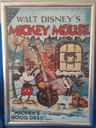 Cuadro puzzle  Disney Mickey Mouse Invierno