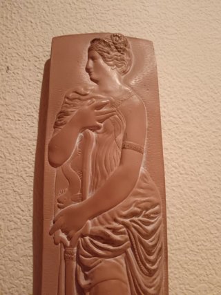 Decoración pared cerámica figuras