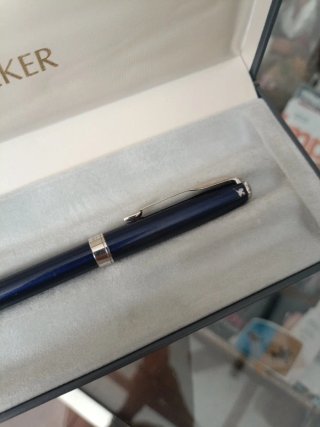 Bolígrafo Parker Sonnet Azul y Plata