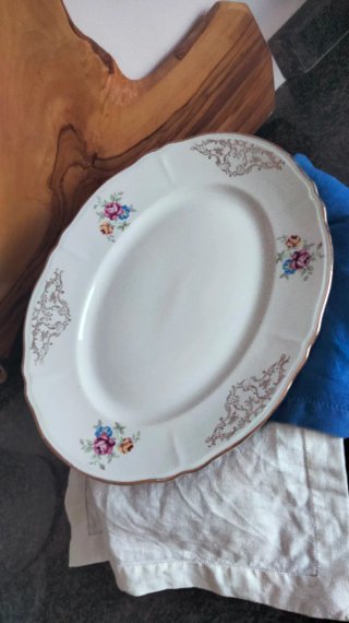 Piatto ovale Pagnossin anni 50 Italy