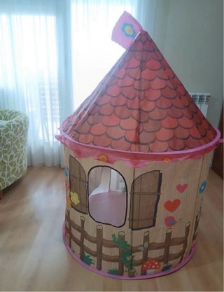 Casita de tela desmontable infantil