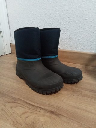 Botas de agua niño goma y tela