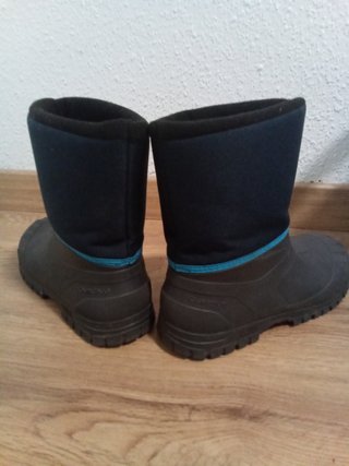 Botas de agua niño goma y tela
