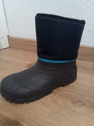 Botas de agua niño goma y tela