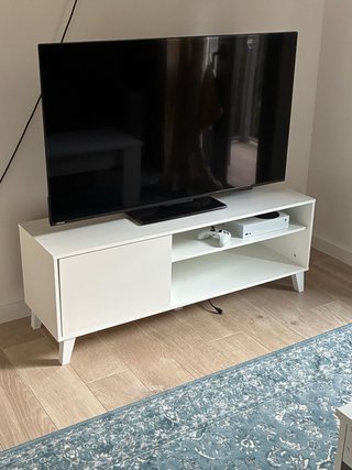 Mueble TV blanco madera IKEA