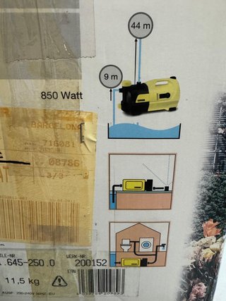 Bomba Electronica de riego Karcher BPE 4000/45