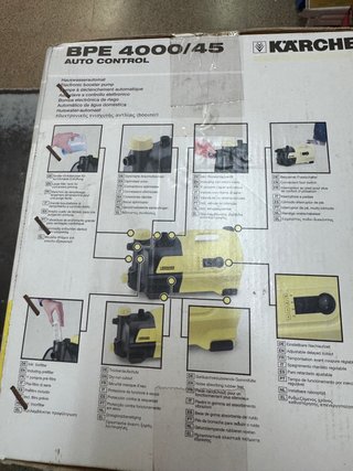 Bomba Electronica de riego Karcher BPE 4000/45