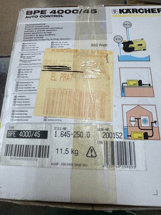 Bomba Electronica de riego Karcher BPE 4000/45