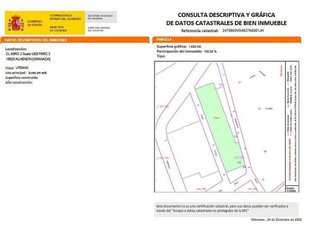 Solar en venta en Zona Ayuntamiento en Alhendín