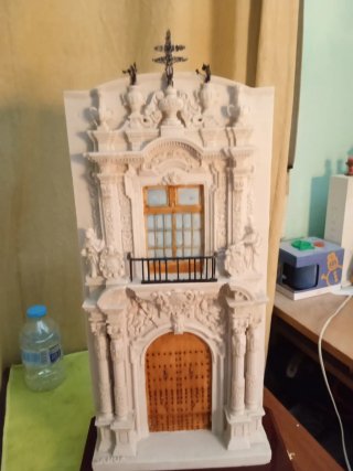 Maqueta Pórtico Barroco Palacio Arzobispal Sevilla
