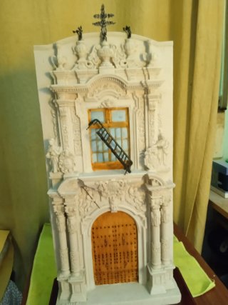 Maqueta Pórtico Barroco Palacio Arzobispal Sevilla