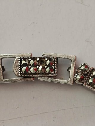 Collar plata y piedras negras. Ónix negro