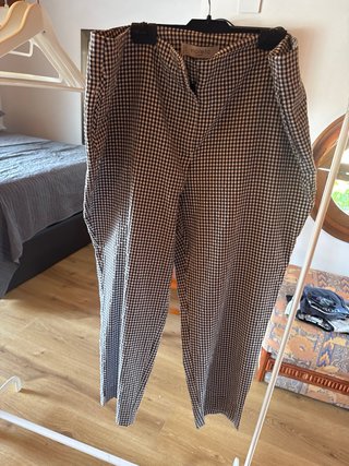 Pantalón cuadros mujer talla 50