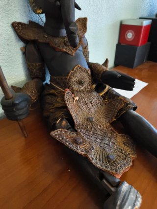Marioneta Hindú de madera