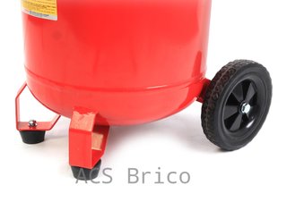 Compresor de Aire Silencioso Vertical 50L - 2 Hp - 09341 - Mader