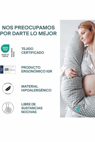 Cojín premamá y lactancia lunares