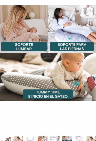 Cojín premamá y lactancia lunares