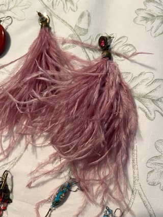 Pendientes largos Varios colores. 16 pares