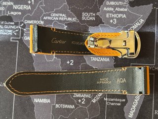 Correa de piel 21mm para reloj Cartier
