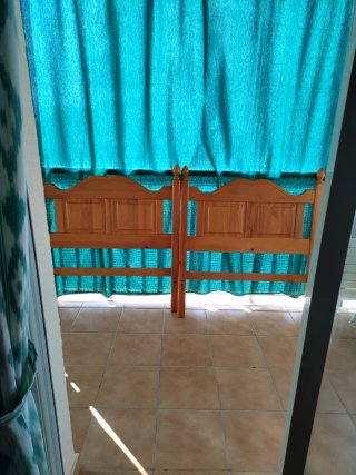 Dos cabeceros de pino 90cm