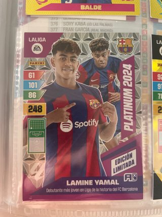 Carta Lamine Yamal Platinum 2024 Adrenalyn XL