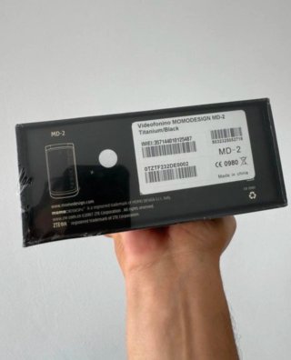 ZTE MD 2 Teléfono Móvil Vintage Negro/Dorado