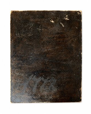 Óleo antiguo viajero firmado y fechado 1778