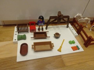 Lote Playmobil caballos y accesorios ZX