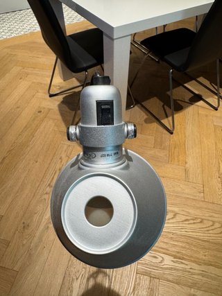 Lámpara Pie Artemide Tolomeo Plata/Blanca