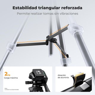 Trípode 147cm plegable K&F NUEVO