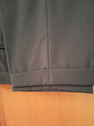 Completo uomo pura lana vergine nero