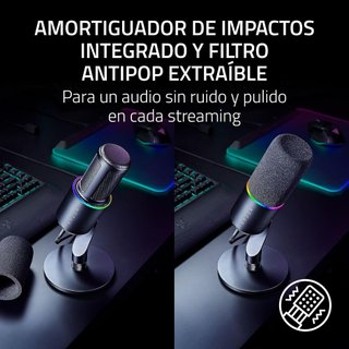 Micrófono USB-C/XLR Razer Seiren V3 Pro NUEVO