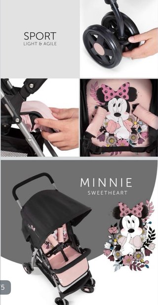 Silla de paseo Minnie Mouse