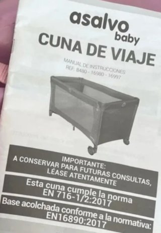 Cuna de viaje Asalvo