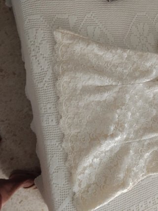Top de encaje blanco
