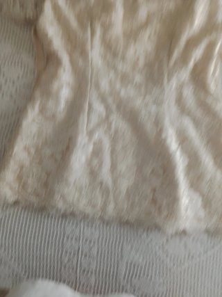 Top de encaje blanco