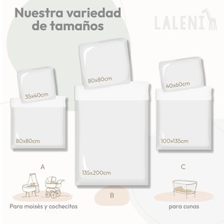 Funda Nórdica Cuna Laleni 100x135 cm