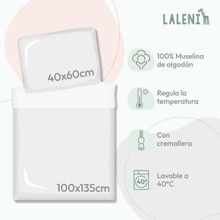 Funda Nórdica Cuna Laleni 100x135 cm